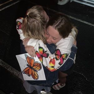 I.AM.GIA Aporia Butterfly Zip Up Hoodie Jacket